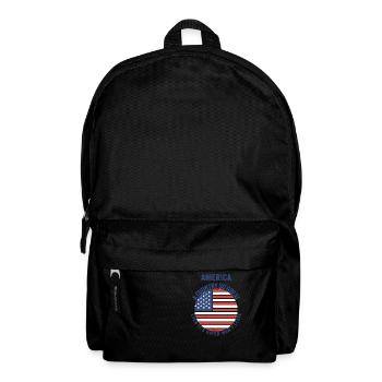 America A Country So Great US Patriotic - Backpack - black - Front