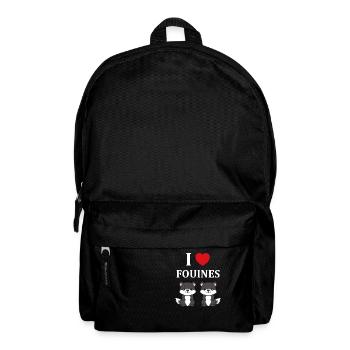 Humour petite fouine - Sac à dos - noir - Devant