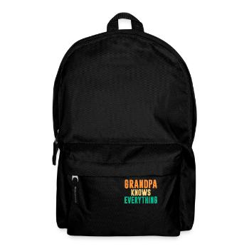 Grandpa Gifts - Rucksack - Schwarz - Vorne