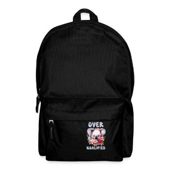 Über Koalified Koala Bear Lover Geburtstag - Rucksack - Schwarz - Vorne