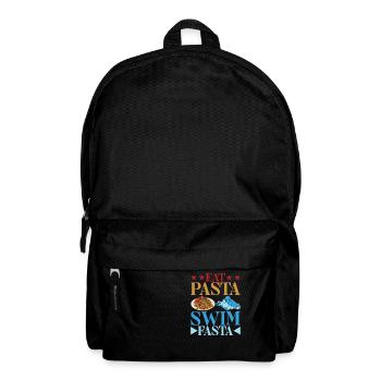 Eat Pasta Swim Fasta 25 - Rucksack - Schwarz - Vorne