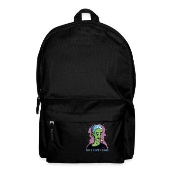 Mir doch egal - Rucksack - Schwarz - Vorne