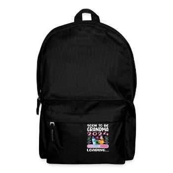 Oma 2024 werdende Oma 2024 Loading - Rucksack - Schwarz - Vorne