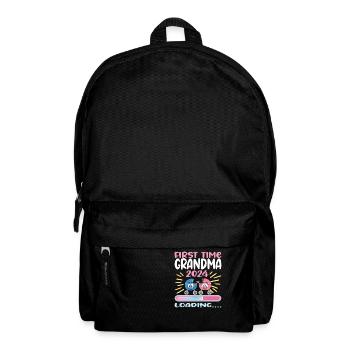 Oma 2024 werdende Oma 2024 Loading - Rucksack - Schwarz - Vorne