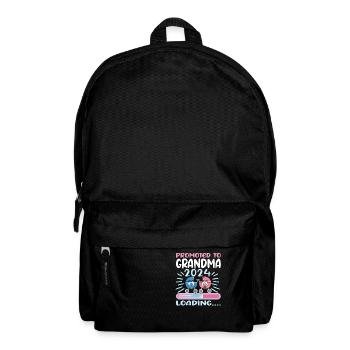Oma 2024 werdende Oma 2024 Loading - Rucksack - Schwarz - Vorne