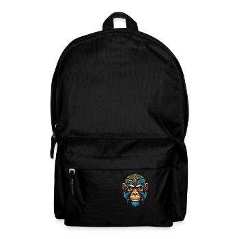 Monkey Head - Backpack - black - Front