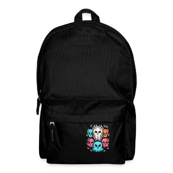 Cartoon: Little Fire Animals - Backpack - black - Front