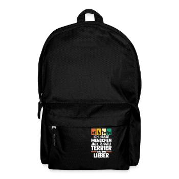 Hund Jacke Russell - Rucksack - Schwarz - Vorne