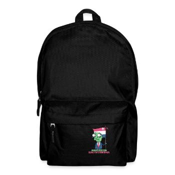 Too much patriotism eats brains, zombie patriot - Backpack - black - Front
