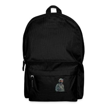Papa Pilot Militär - Rucksack - Schwarz - Vorne