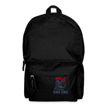 Death by Snu Snu, Muscular Fitness Woman - Backpack - black - Front