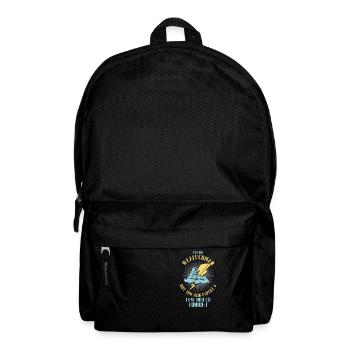 Je ne suis pas un météorologue - attendez-vous à ce qu’il y en ait quelques-uns - Sac à dos - noir - Devant