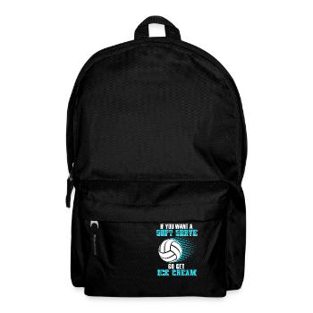Si vous voulez une portion molle, procurez-vous de la crème glacée - Sac à dos - noir - Devant