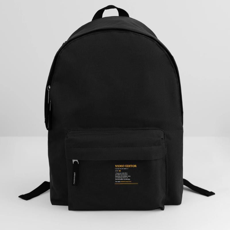 Video Editor Someone Who Does Precision Guesswork Backpack