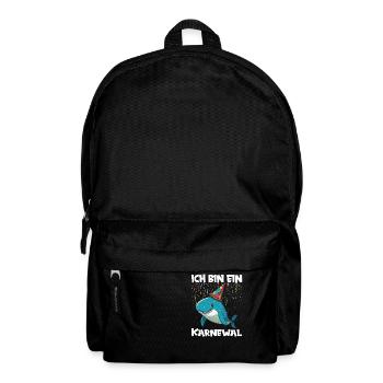 Karneval Kostüm Fasching Fastnacht - Rucksack - Schwarz - Vorne