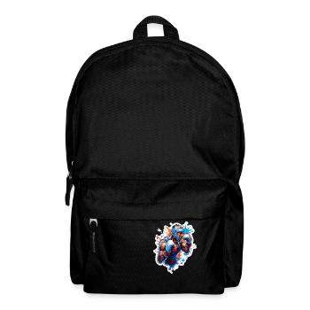 Boxer / Sport / Kampf / Arena / Boxring / Fäuste - Rucksack - Schwarz - Vorne