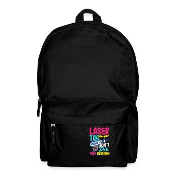 Indoor-laser-tag-party-outfit lasertag - Rucksack - Schwarz - Vorne