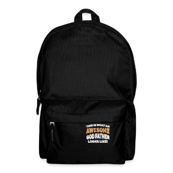 Voilà à quoi ressemble un grand parrain ! Filleuls - Sac à dos - noir - Devant