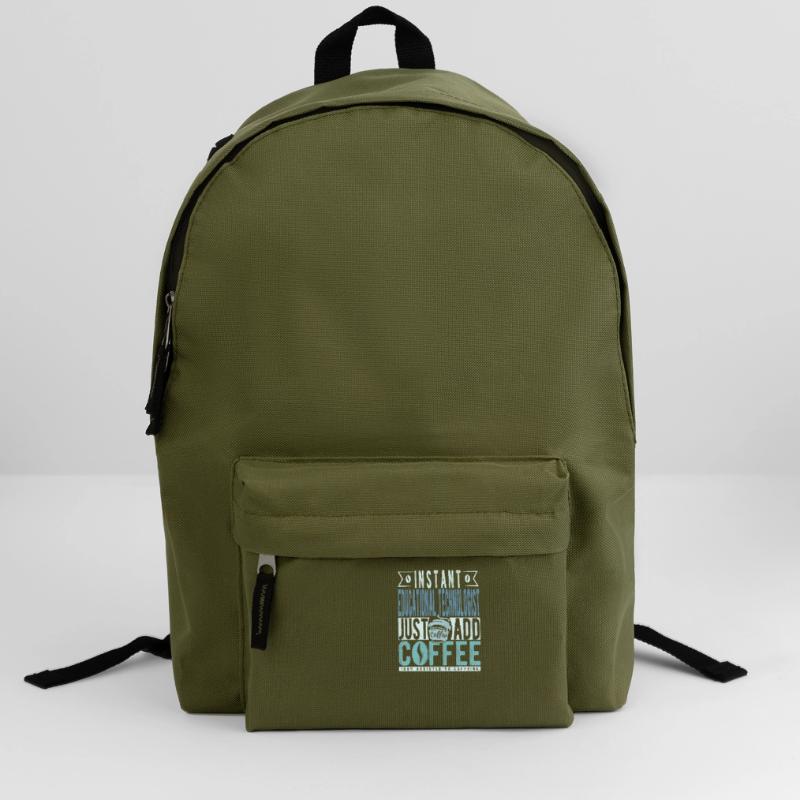 Technologue éducatif instantané Il suffit d’ajouter du café Sac à dos
