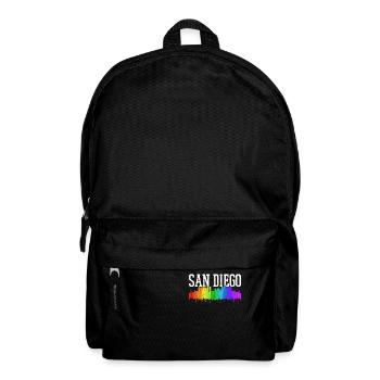 San Diego Kalifornien Vintage Souvenir - Rucksack - Schwarz - Vorne