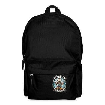 Einmal Mit Profis Arbeiten lustiger Handwerker - Rucksack - Schwarz - Vorne
