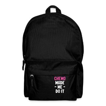 Chemo made me want to make it funny. - Backpack - black - Front