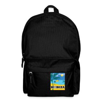 Hi Ibiza, Ibiza Beach - Backpack - black - Front