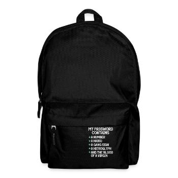 Cyber-sicherheits-hacker-hacking - Rucksack - Schwarz - Vorne