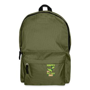 Drôle de Saint-Patrick Joyeux jour de la Saint-Pat T-Rex - Sac à dos - vert olive - Devant