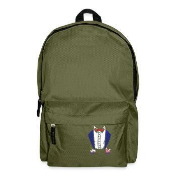Costume de magicien Magie Tours de magie Cadeau Magicien - Sac à dos - vert olive - Devant