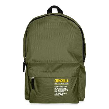 Chinchilla - Rucksack - Olivgrün - Vorne