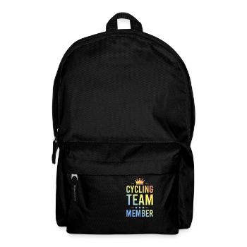 Cycling Team Colorful - Backpack - black - Front
