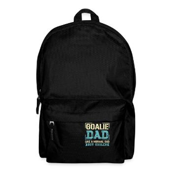 Goalie Dad Like a Regular Dad Ice Hockey Gifts - Rucksack - Schwarz - Vorne