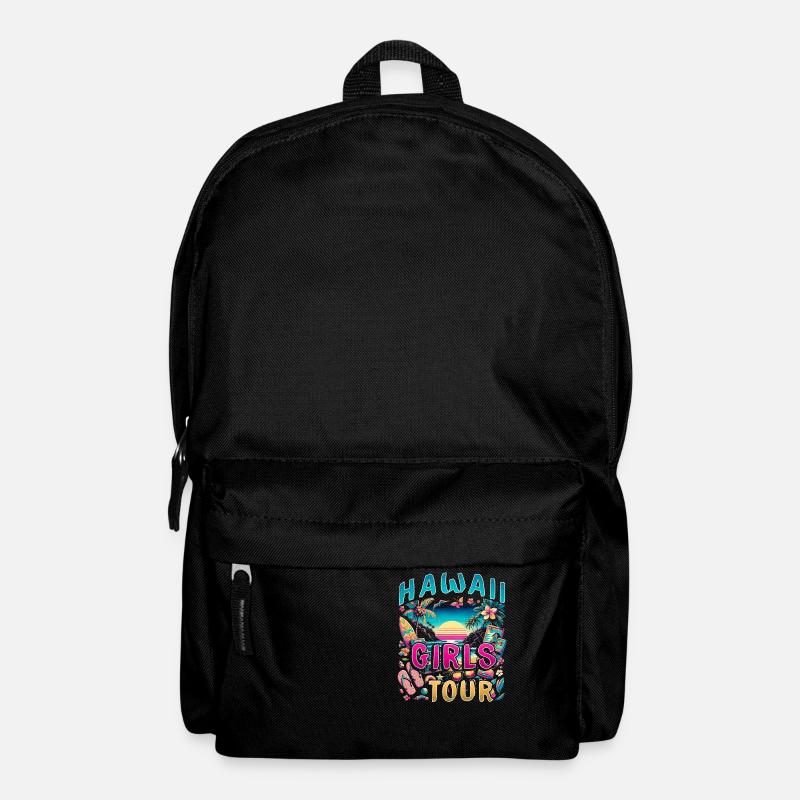 Visite des filles d’Hawaï - Sac à dos - noir