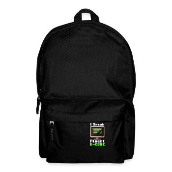 Impression 3D Je parle couramment le G-Code - Sac à dos - noir - Devant
