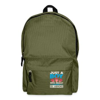 Sea Anemones Gift - Backpack - olive green - Front