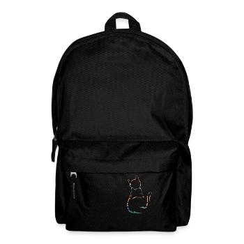 Katze - Rucksack - Schwarz - Vorne