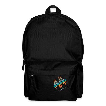 Gitarrist Musiker Rock Musik Retro Gitarre - Rucksack - Schwarz - Vorne