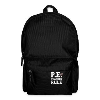 P. E.-lehrerregel P. E. Sport- Und - Rucksack - Schwarz - Vorne