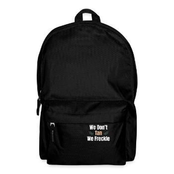 Wir Bräunen Uns Nicht, Wir Sommersprossen Lustig - Rucksack - Schwarz - Vorne