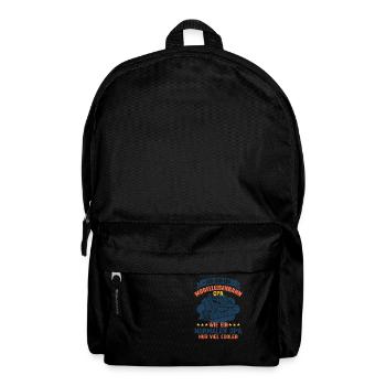 Eisenbahn Modelleisenbahn Dampflok Beruf - Rucksack - Schwarz - Vorne