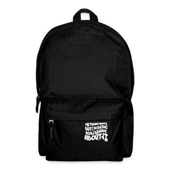 J’ai mal au ventre mais je suis vraiment - Sac à dos - noir - Devant