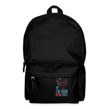 Otter Space Lustig Otter Astronaut - Rucksack - Schwarz - Vorne
