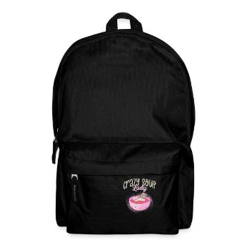 Crazy Soup Lady Meal Food Bowl - Rucksack - Schwarz - Vorne