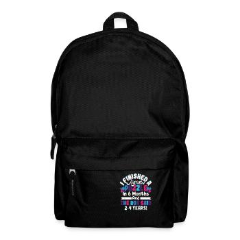 J’ai terminé une pièce de résolution de puzzle - Sac à dos - noir - Devant