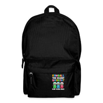 Lustiger Kaugummiautomat - Rucksack - Schwarz - Vorne