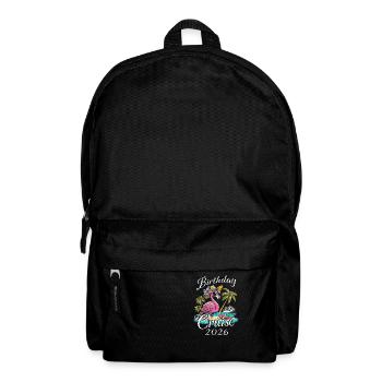 Birthday Cruise 2026 - Backpack - black - Front