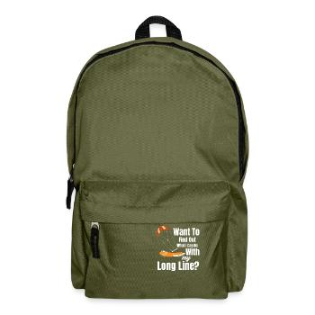 Voulez-vous savoir ce que je peux faire avec mon - Sac à dos - vert olive - Devant