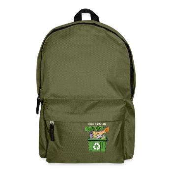 POUBELLE POUR UNE NATURE PROPRE - Sac à dos - vert olive - Devant