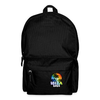 Ibiza 2024 Palm Trees Colorful - Backpack - black - Front